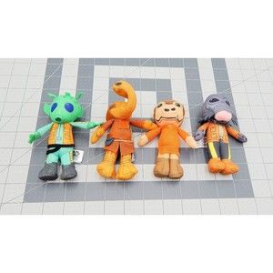 Star Wars Plush 5 Inch Stuffed Mini Figures Mos Eisley Cantina Set 4 PC Scenez
